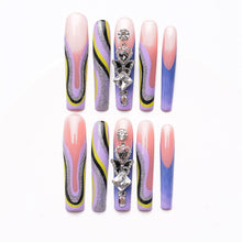Load image into Gallery viewer, 1068 Handmade Nail Wear Nail Art Reusable Press on Nails False Nails
