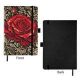 Rich and Rich Scarlet Bloom Notebook Strap Notebook