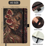 Rich and Rich Midnight Bloom Notebook Strap Notebook