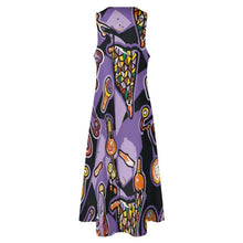 Load image into Gallery viewer, Rich &amp; Rich Purple Mosaic Expression Sleeveless Maxi Dress with Pockets - Rich and Rich Homeopportunities
