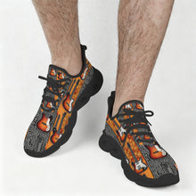Load image into Gallery viewer, Rich and Rich Men's Guitar Orange Twisted Sole Suede Look Sneakers - Rich and Rich Homeopportunities
