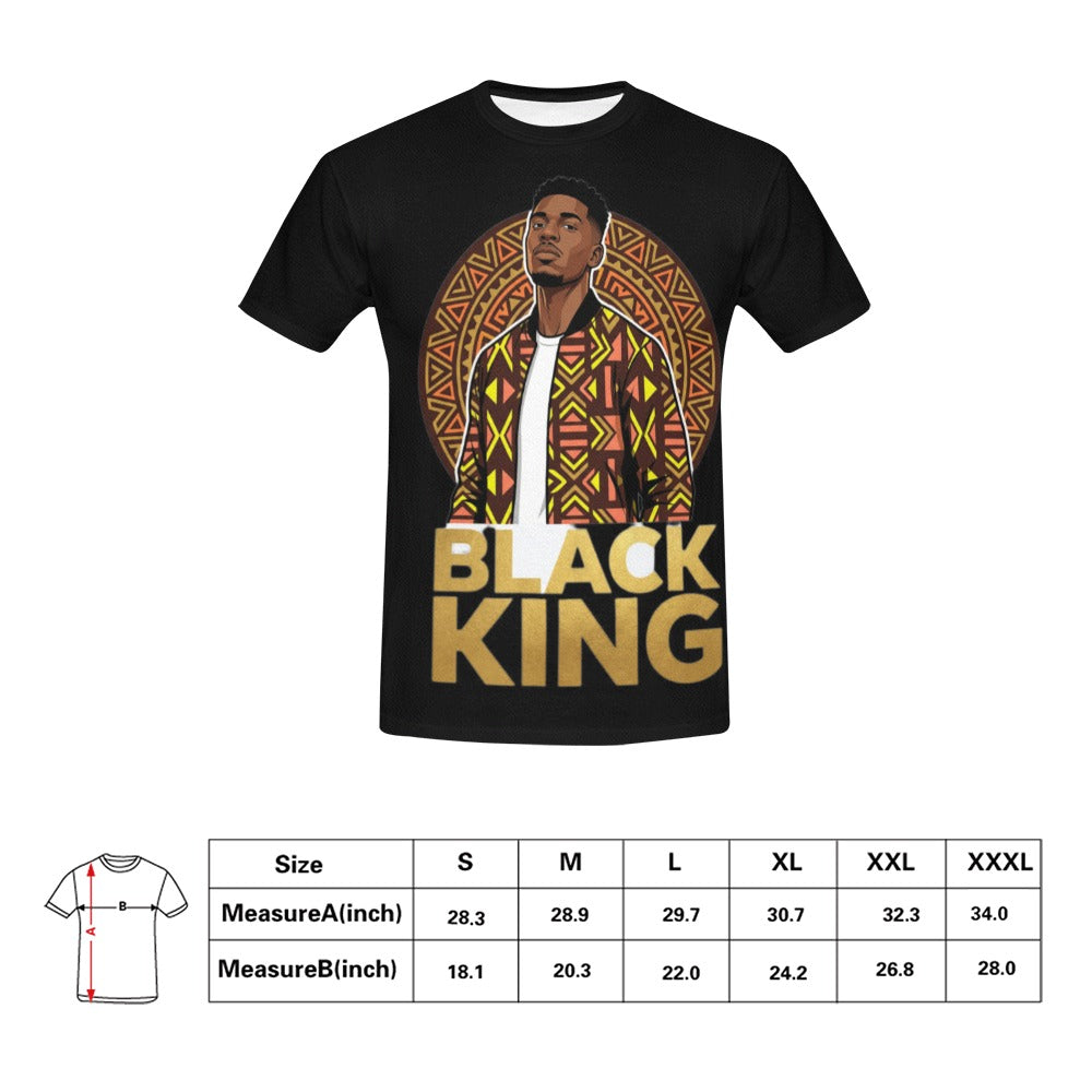 Rich and Rich Black King Men’s Black T-Shirt | Graphic Tee | Soft Polyester Statement Shirt