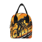 Rich and Rich Orange Sport Utility Cycling Lunch Bag