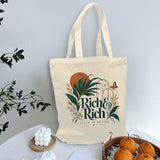 Rich and Rich Golden Doorway Terracotta Sunlit Journey Cotton Tote