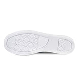Blue floral low-top women's canvas sneaker with mesh and EVA insole and rubber outsole — additional view 9