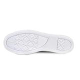 Blue floral low-top women's sneaker with nylon canvas body and rubber outsole — additional view 16