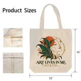 Rich and Rich Art Lives In Me Women's Beige Tote Bag