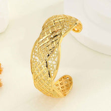Load image into Gallery viewer, Hip-Hop Women&#39;s Moon Necklace - Chic 18K Gold-Plated Blue and White Bracelet Jewelry
