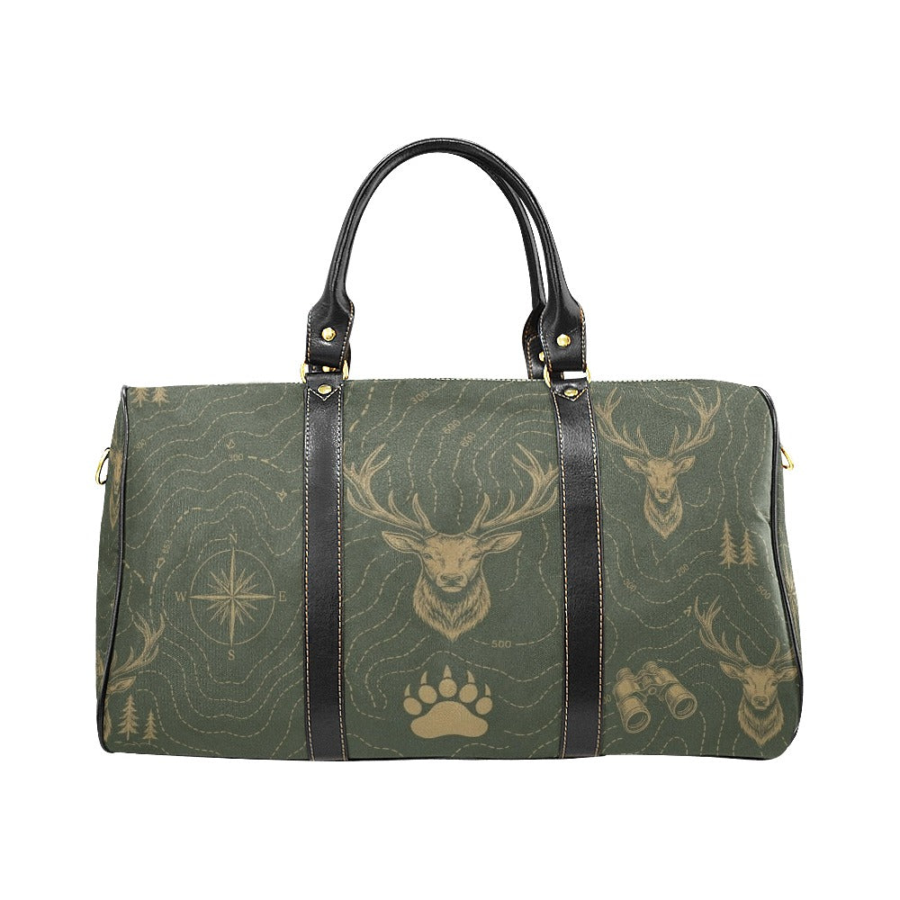 Rich & Rich JetSet Journey Hunting Waterproof PU Leather Travel Duffel Bag Large Capacity