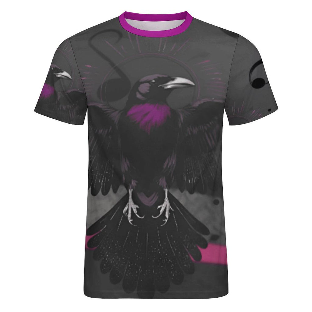 Men's 100% cotton all-over print T-shirt in vibrant colors