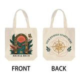 Rich and Rich Dream in Motion Sunset Journey Women's Beige Tote Bag