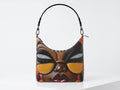 R&RH Ethnic Caricature Artistry Square Brown Hobo Bag - Rich and Rich Homeopportunities