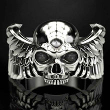 Load image into Gallery viewer, Mens Fashion Punk Skull Ring for Men
