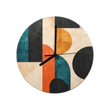 Art O'clock Textured Look Geometric Circle Wall Clock By Rich and Rich