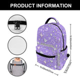 a Y2K Pop Girls Lavendar Large Capacity Backpack