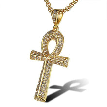 Load image into Gallery viewer, Men’s/Women’s Egyptian Ankh Pendant - Hip-Hop Steel Unisex Gem
