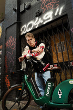 Load image into Gallery viewer, Manifest Varsity Jacket (Black)
