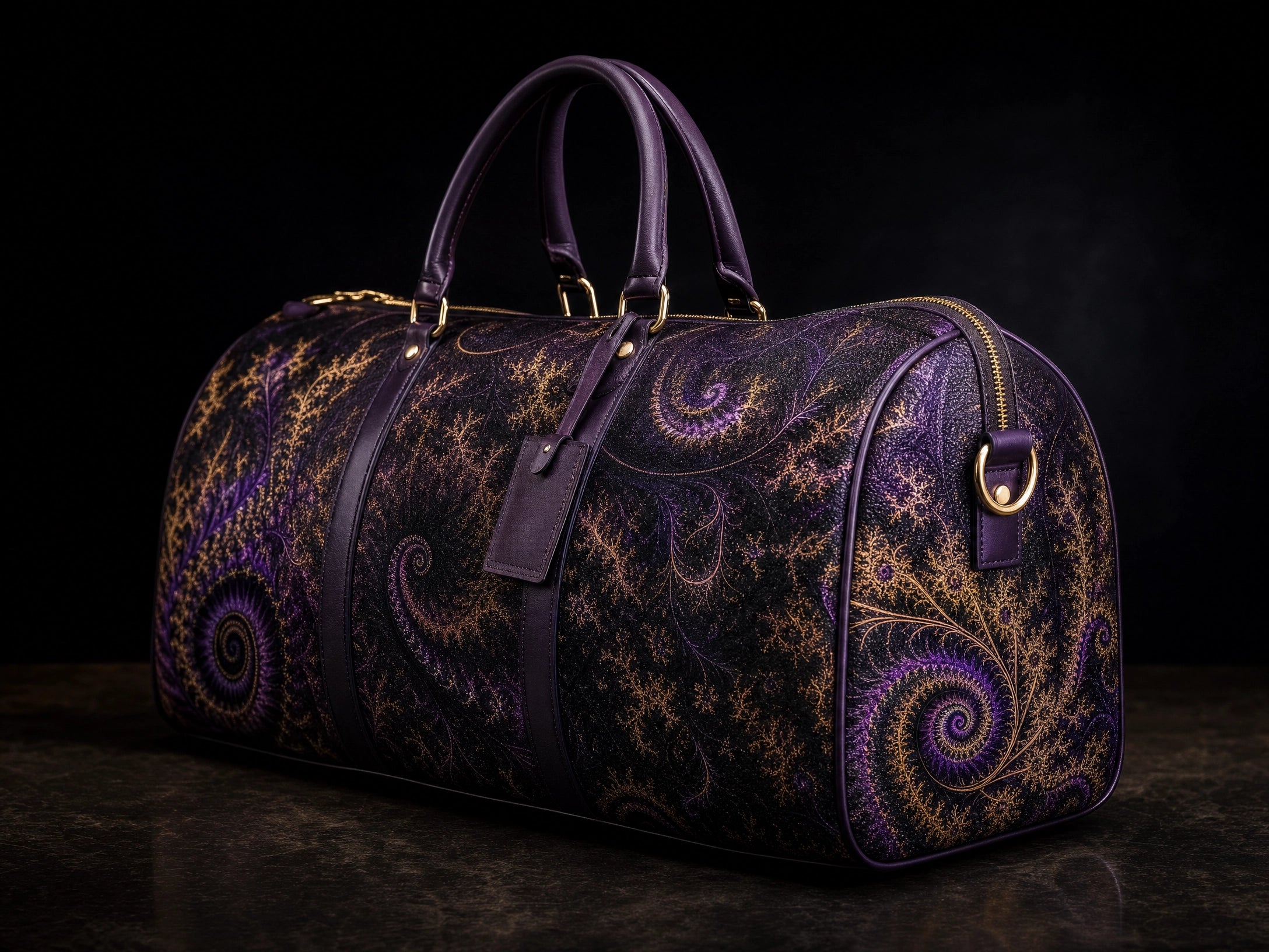 Rich and Rich JetSet Journey Fractal Evolution Large Capacity Duffle Bag