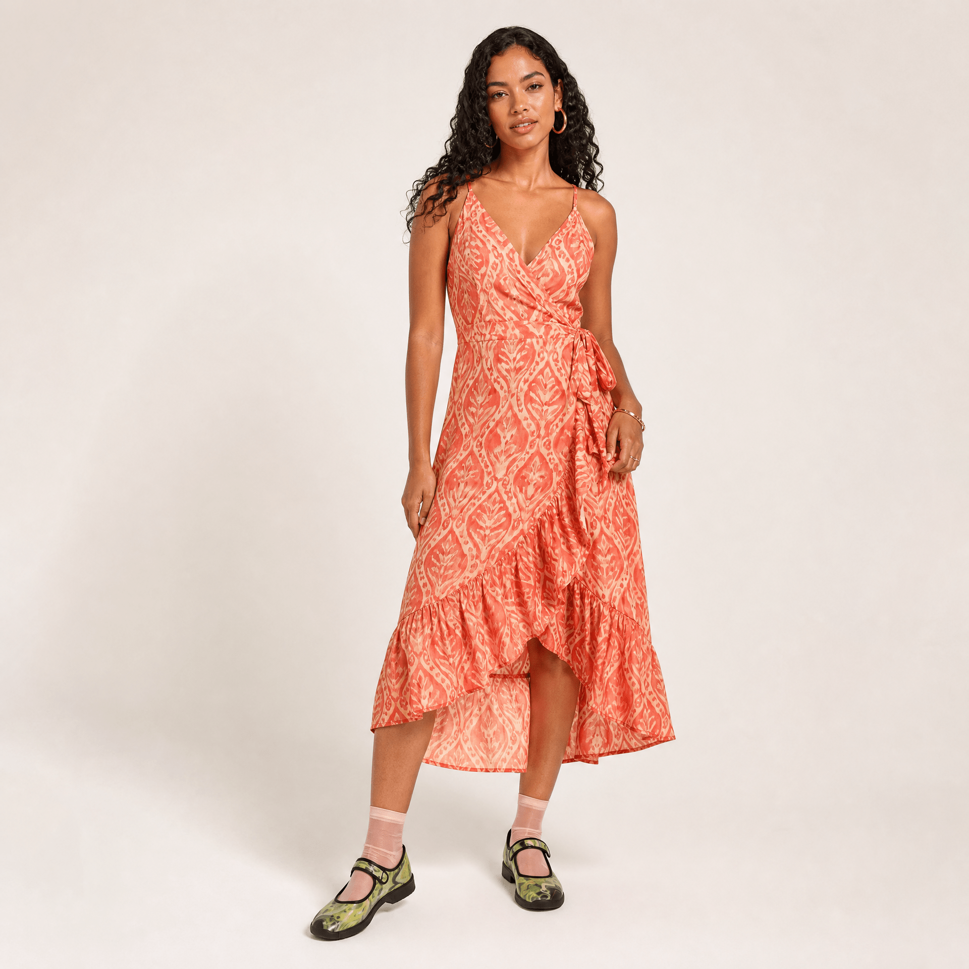 Mary Jane - Brazilian Coral Abstract - Rich and Rich Homeopportunities