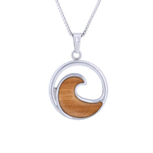 Load image into Gallery viewer, Gum Burl Wave Necklace

