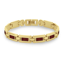 Load image into Gallery viewer, Jarrah Men&#39;s Link Bracelet - Yellow Gold
