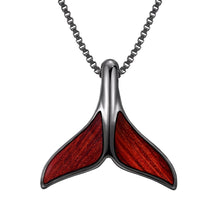 Load image into Gallery viewer, Jarrah Whale Tail Necklace - Gunmetal
