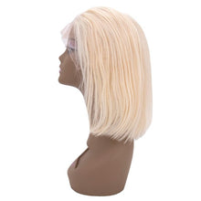 Load image into Gallery viewer, Blonde Straight 13x4 Transparent Lace 100% Human Hair Bob Wig
