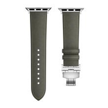Load image into Gallery viewer, Affordable Genuine Leather Butterfly Buckle Band for Apple Watch
