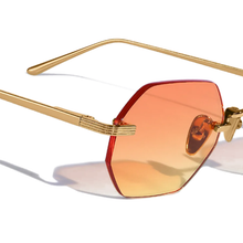 Load image into Gallery viewer, Liam Bruler Hexagon Frameless Sunglasses
