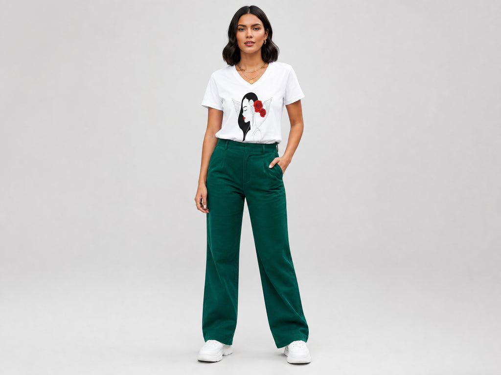 Rich and Rich Women's Rose Designer T-shirts - Rich and Rich Homeopportunities