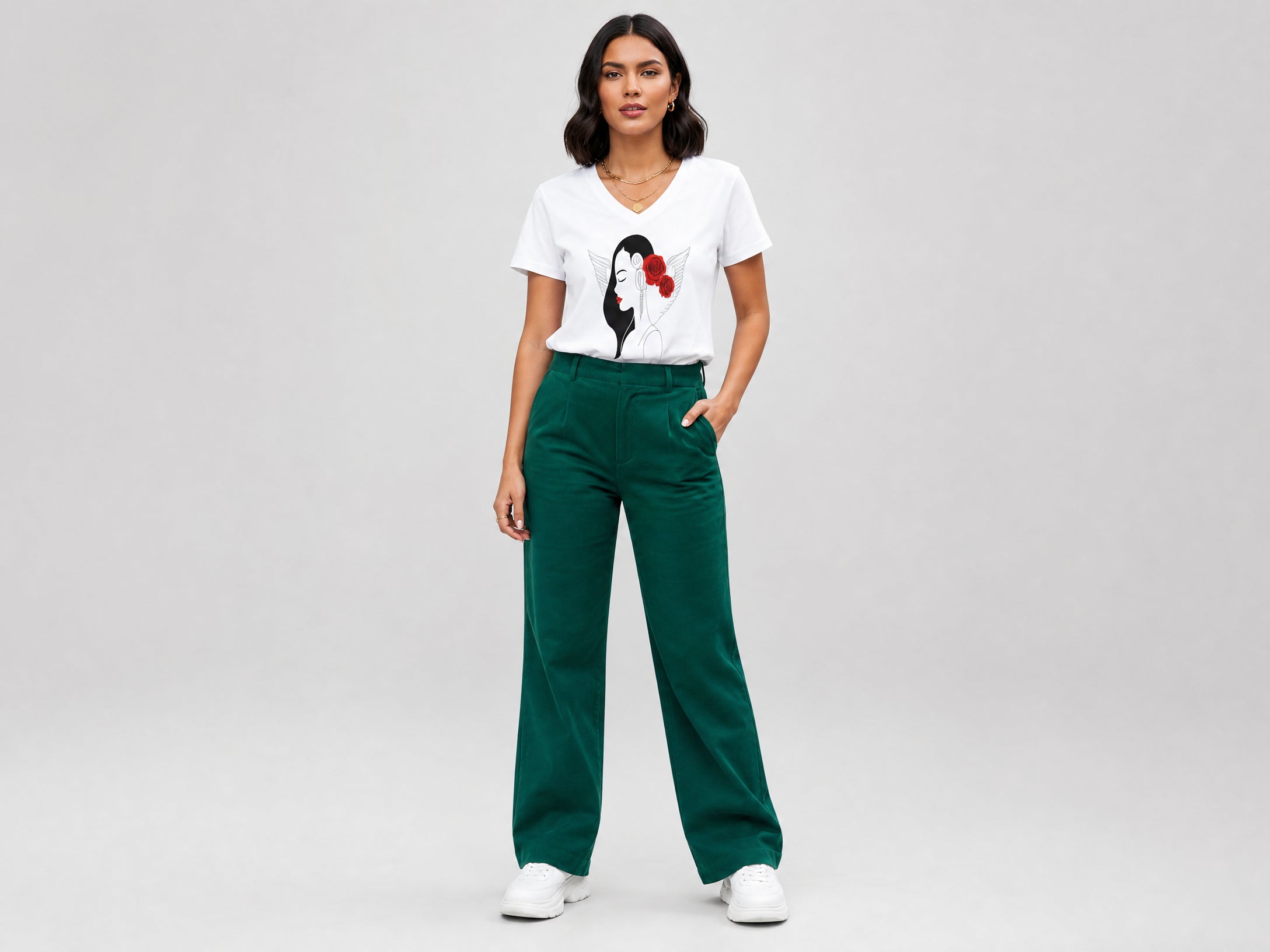 Rich and Rich Women's Rose Designer T-shirts - Rich and Rich Homeopportunities