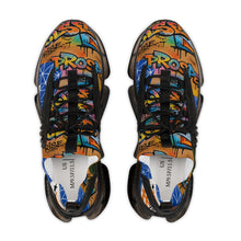 Load image into Gallery viewer, Graffiti Mesh Sneakers — Colorful Urban Streetwear for Men - Rich and Rich Homeopportunities

