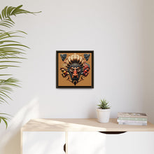 Load image into Gallery viewer, Multi-Color Framed Canvas Wall Art - Tribal Mask Decor

