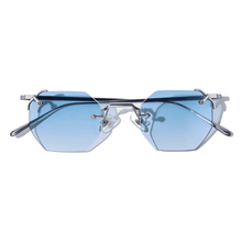 Load image into Gallery viewer, Nero Metal Hexagon Sunglasses
