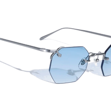Load image into Gallery viewer, Nero Metal Hexagon Sunglasses
