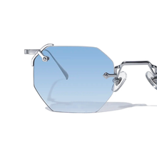 Load image into Gallery viewer, Nero Metal Hexagon Sunglasses
