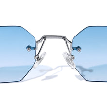 Load image into Gallery viewer, Nero Metal Hexagon Sunglasses
