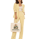 Rich and Rich Home Elevated Women's Beige Tote Bag