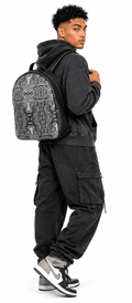 Rich and Rich Lion Colville Black Leather Backpack - Rich and Rich Homeopportunities