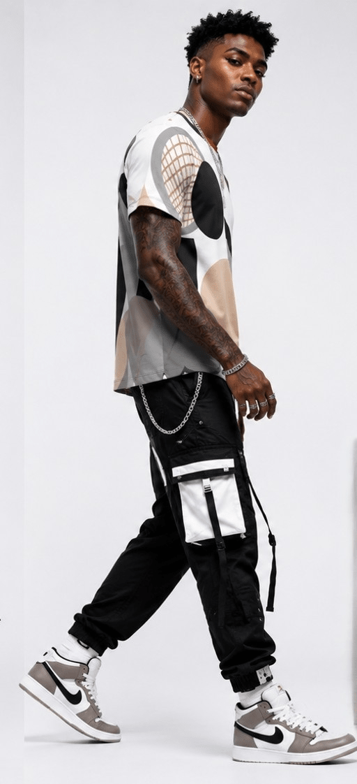 Cut and Sew All Over Print T-Shirt - Rich and Rich Homeopportunities