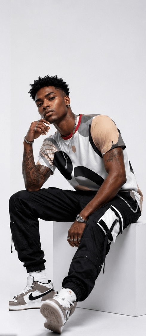 Cut and Sew All Over Print T-Shirt - Rich and Rich Homeopportunities