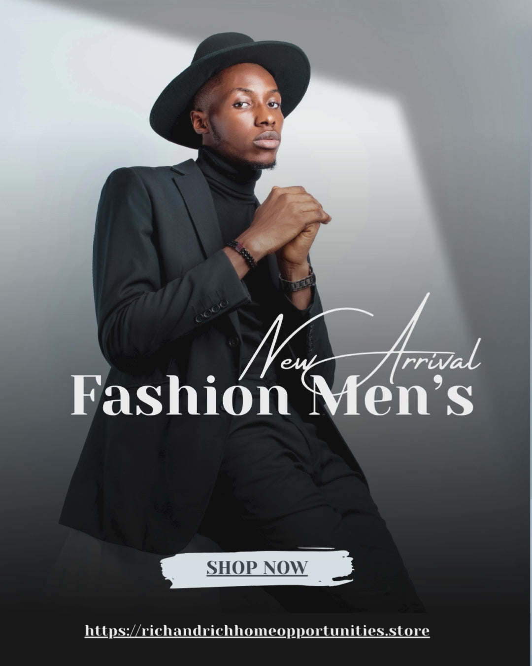 Rich and Rich Men's Blue Guitar Dress Shirt