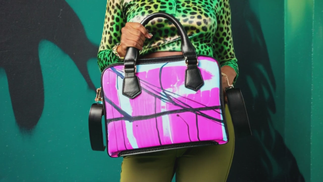 R&RH Pink Designer Womens Shoulder Bag