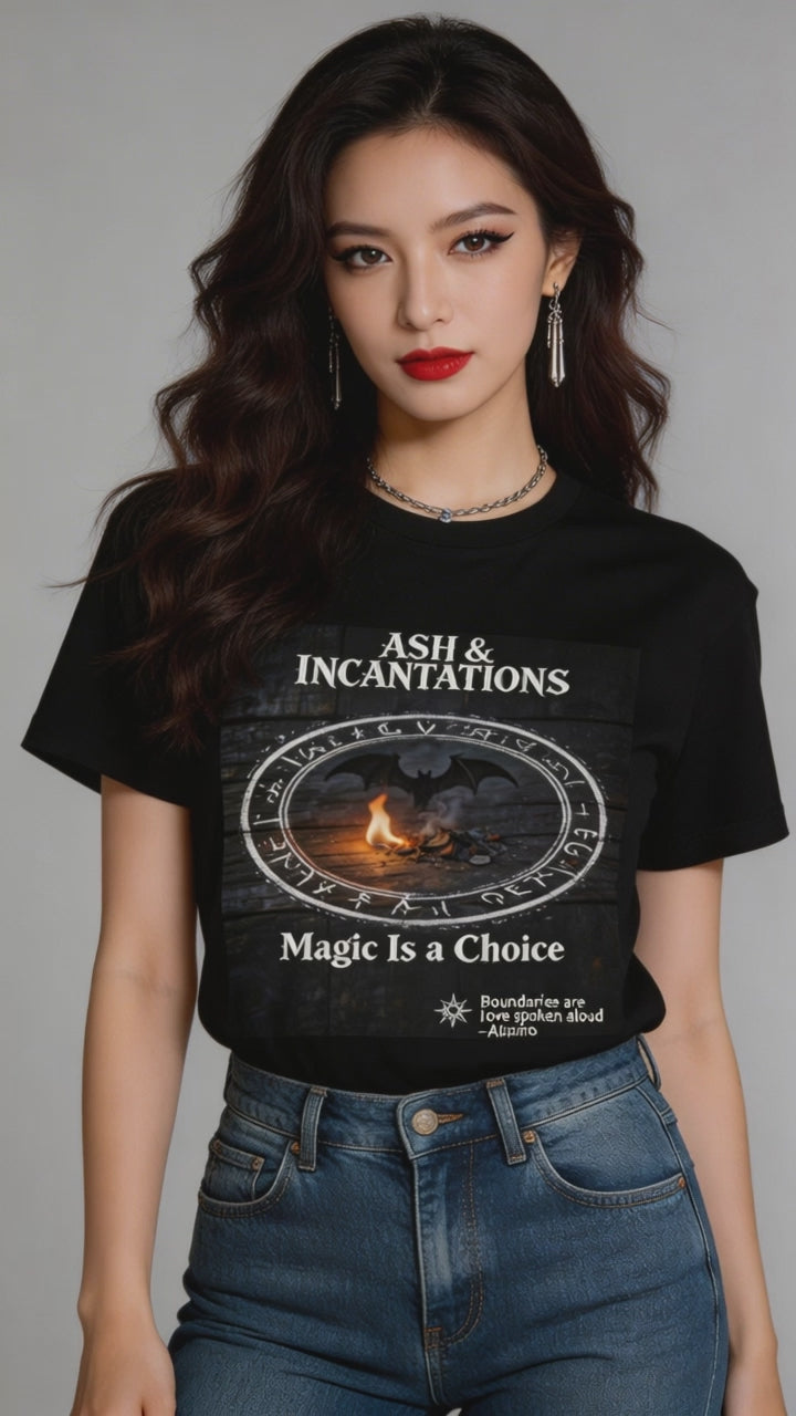 Magic Is a Choice T-Shirt — Ash & Incantations Tee