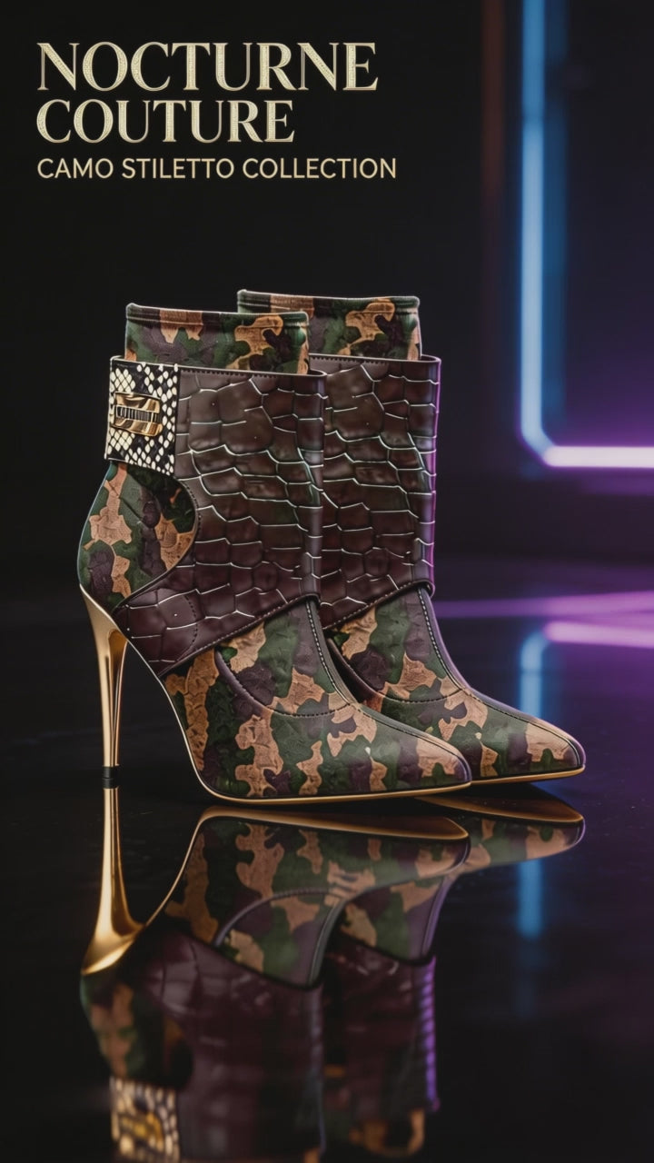 Rich and Rich Conchita Camo Future Women's Stiletto
