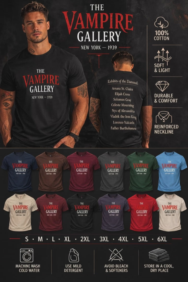 The Vampire Gallery Men‘s Short Sleeve T-shirt