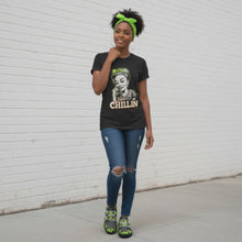 Load and play video in Gallery viewer, Unisex Just Chillin&#39; Graphic T-shirt, Casual Tee, Vintage Style Apparel, Fun Summer Wear, Gift for Friends and Family
