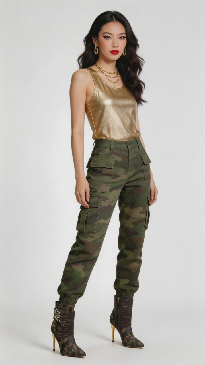 Rich and Rich Conchita Camo Future Women's Stiletto