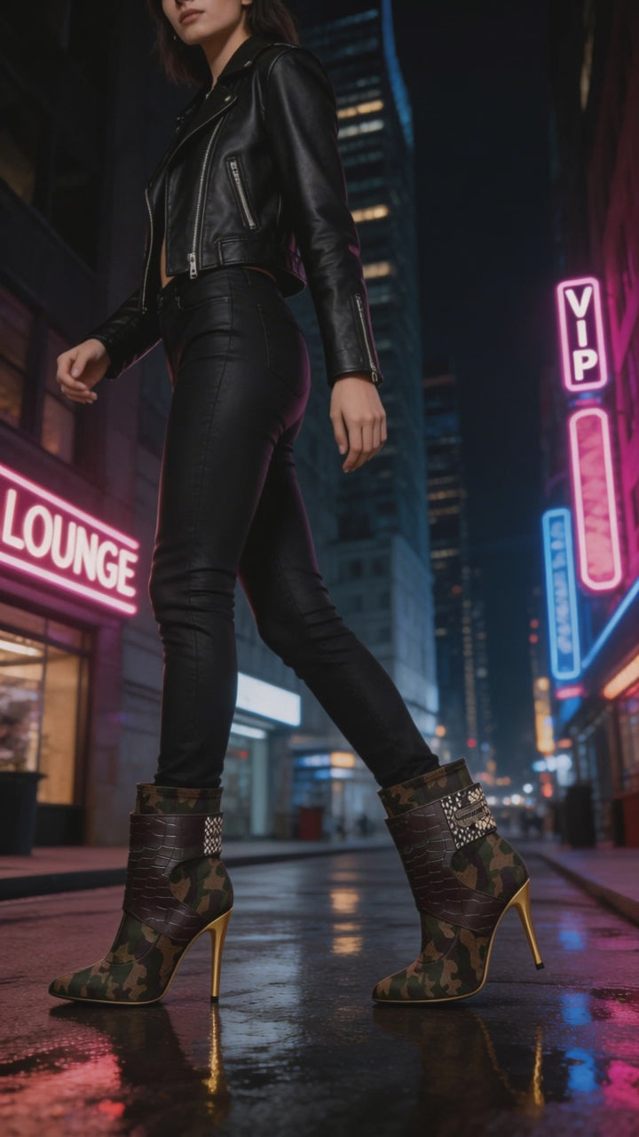 Rich and Rich Conchita Camo Future Women's Stiletto