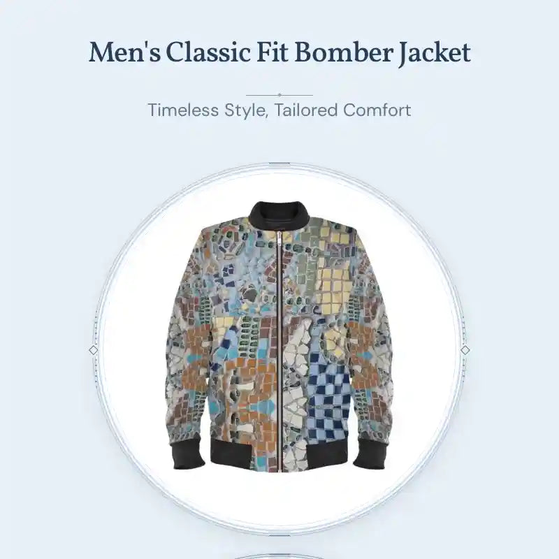 Men's Classic Fit Bomber Jacket by@Outfy